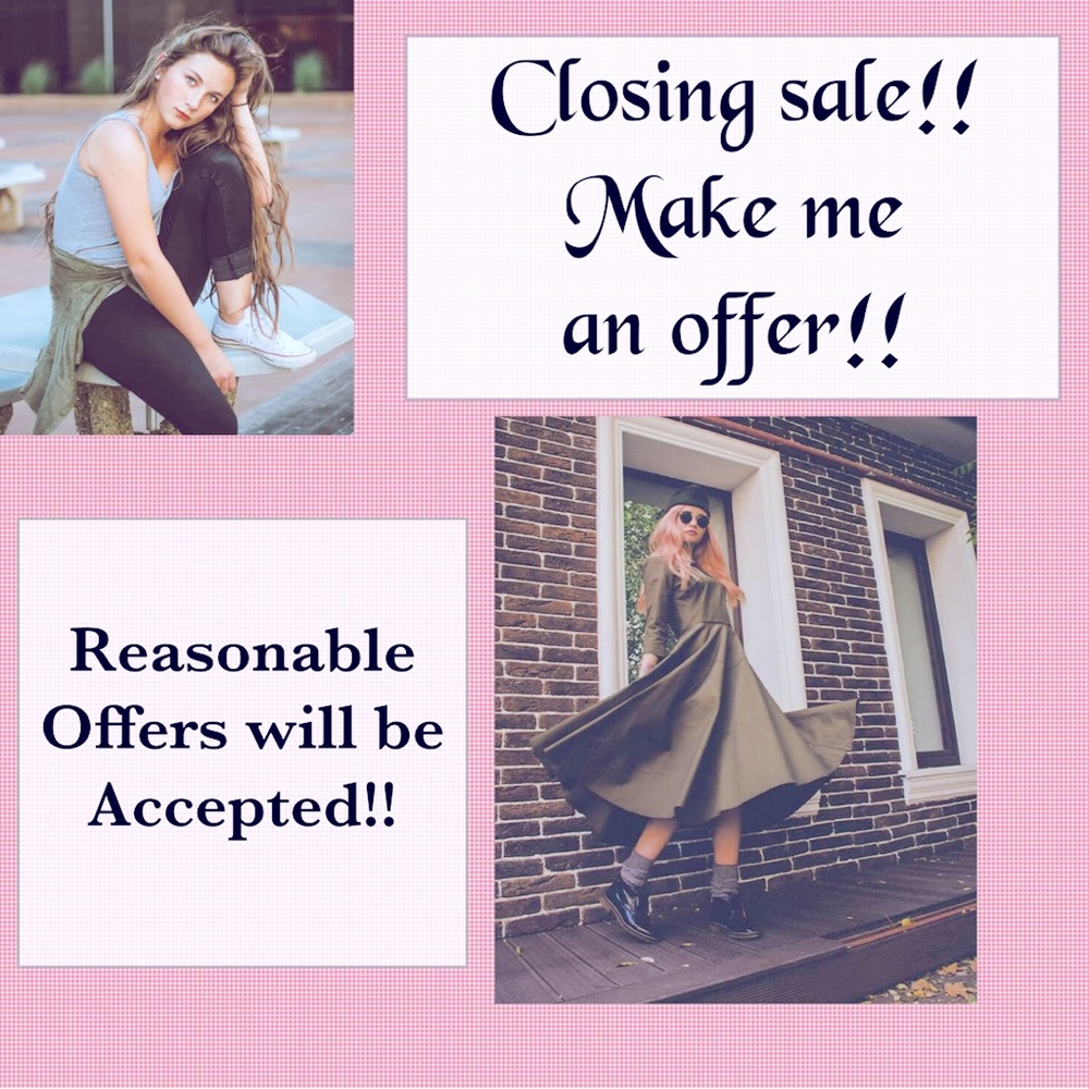Closing sale!! Leaving mid August!